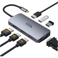 USB C Laptop Docking Station 10 in 1:  was £59.99, now £39.00 at Amazon