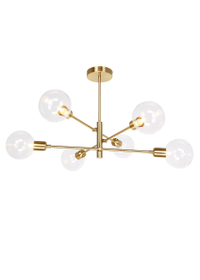 Nova Glass Semi Flush Light |&nbsp;£100