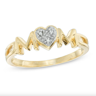 Zales Diamond Accent "mom" Ring in 10k Gold