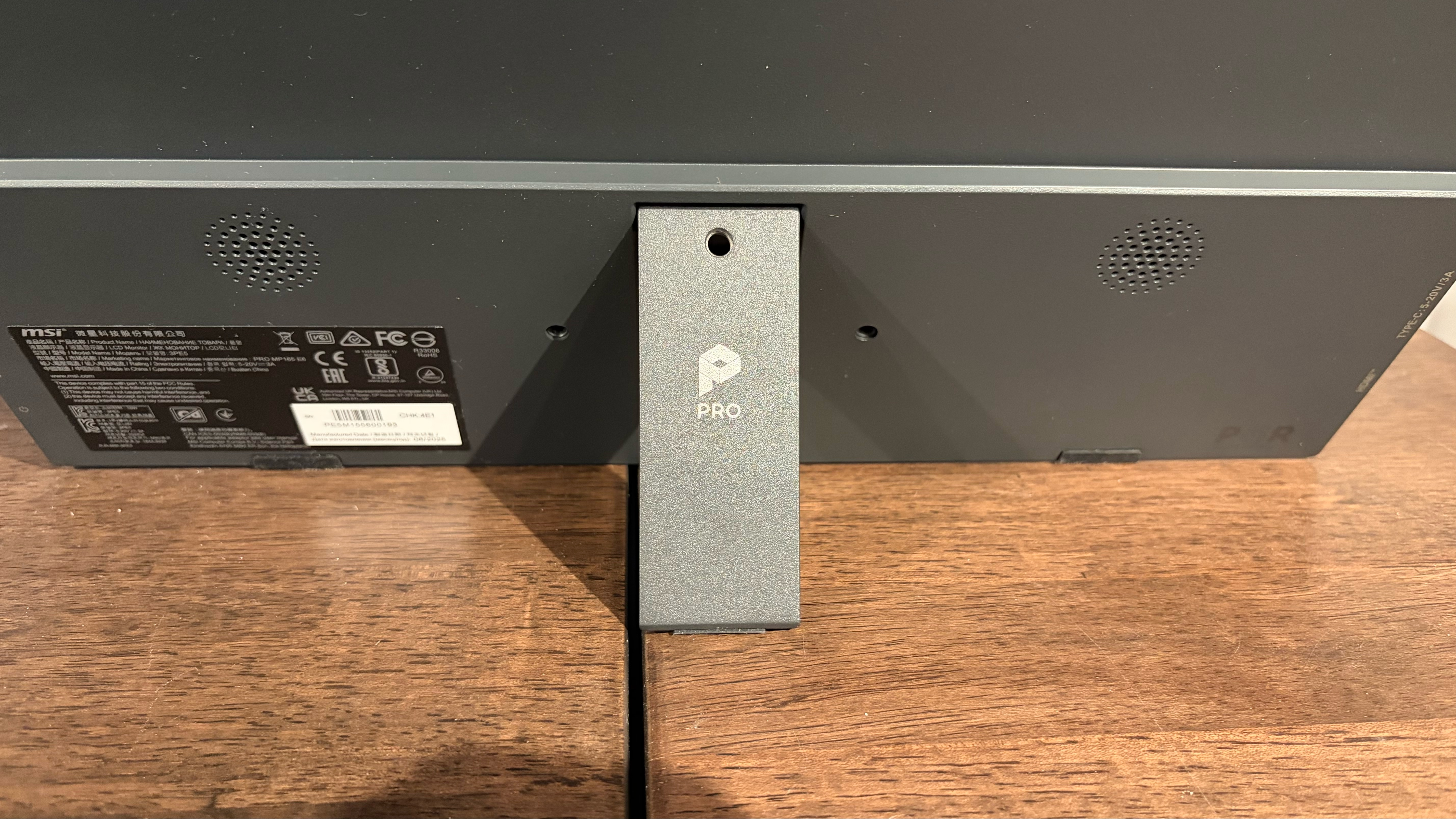 MSI Pro MP165 E6 Portable Monitor