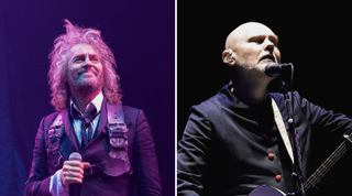 Wayne Coyne and Billy Corgan composite image