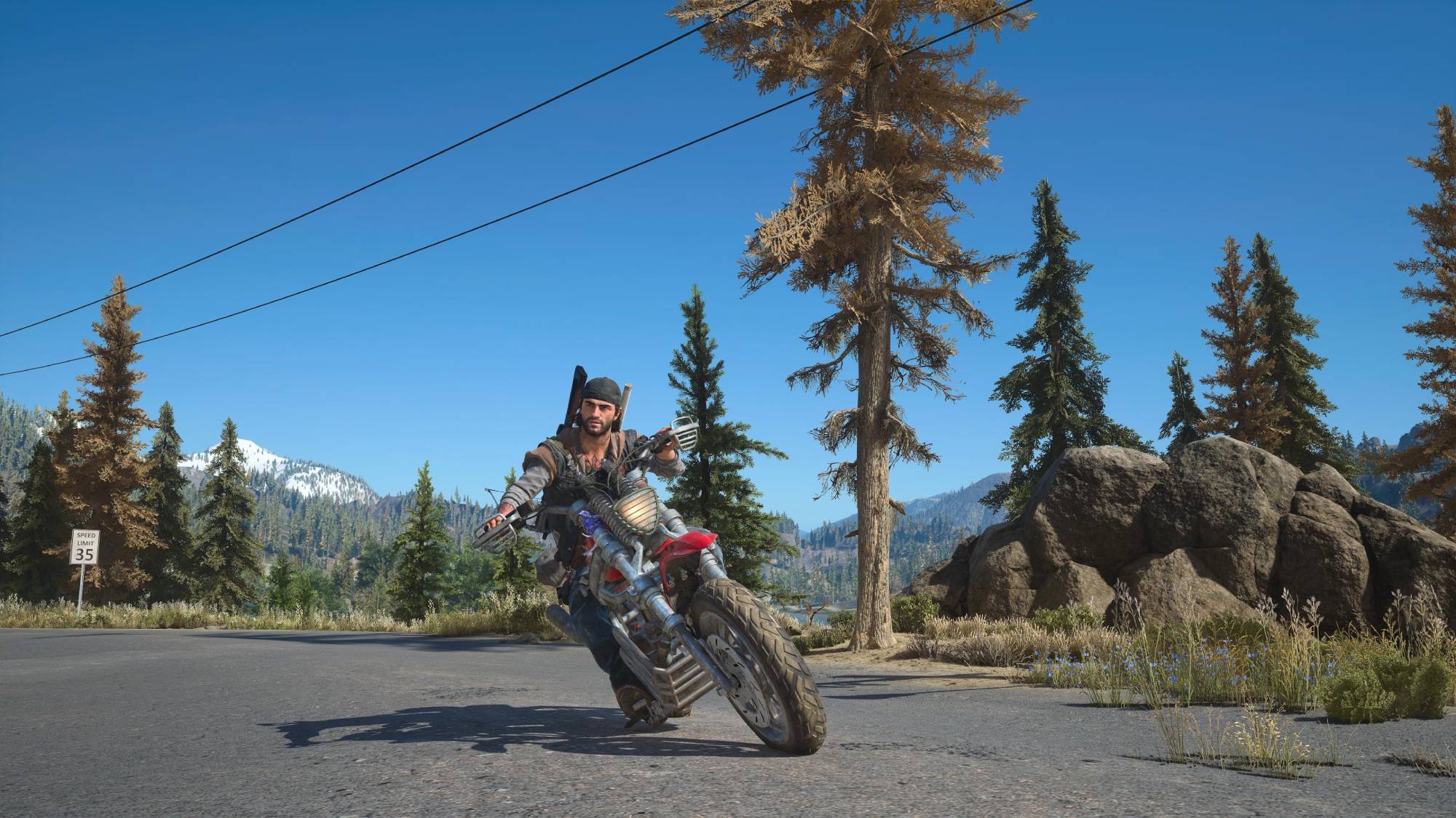 A screenshot from Days Gone Remastered on PS5 Pro