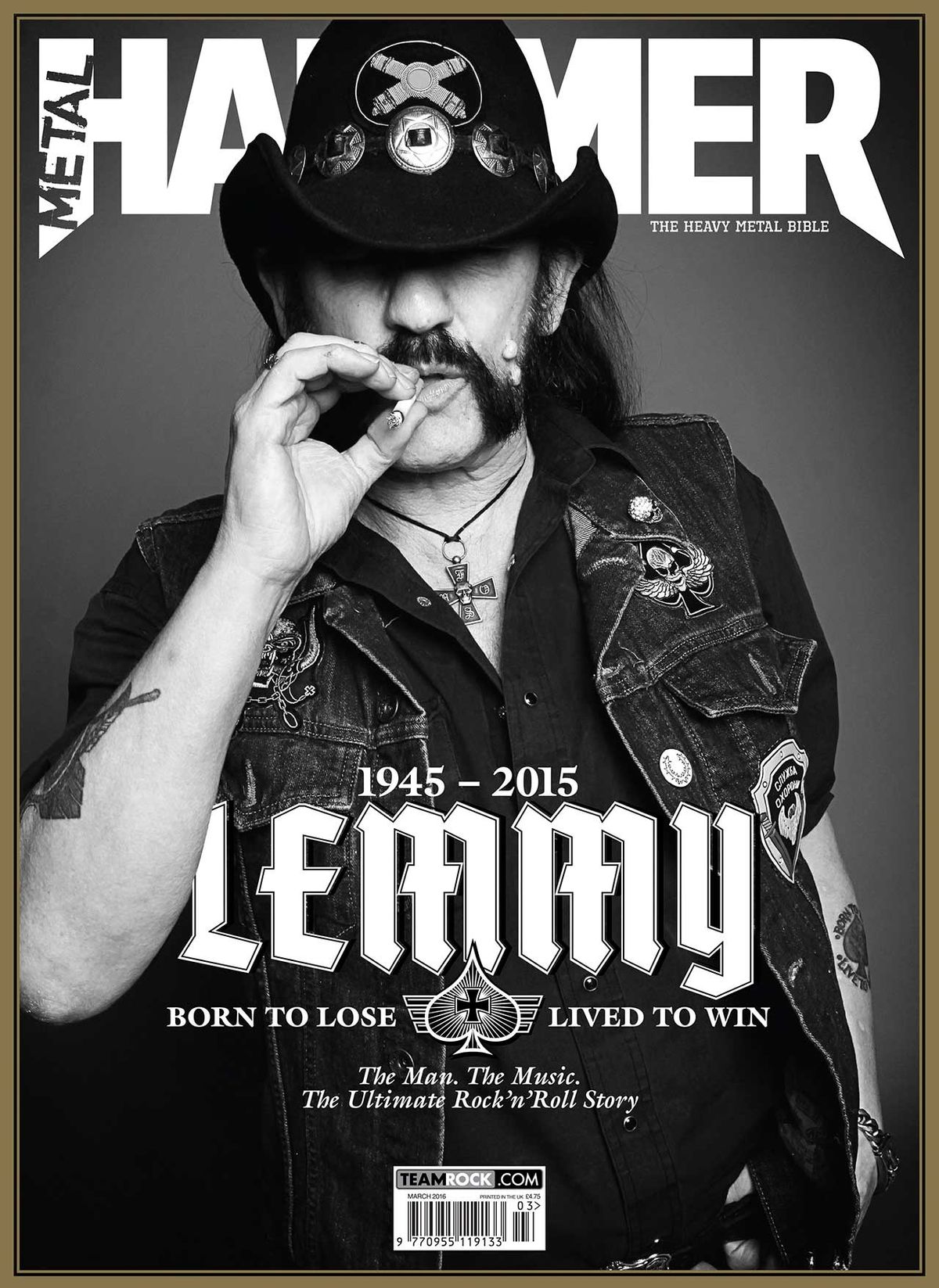 The cover of Metal Hammer magazine issue 280 featuring Lemmy