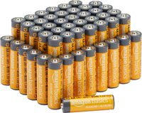 Amazon Basics 48-Pack AA Alkaline High-Performance Batteries