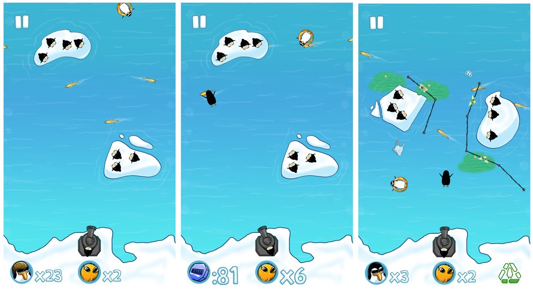 Cannon Penguins Game Play