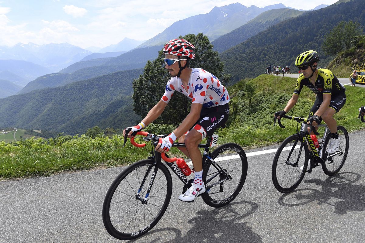 Julian Alaphilippe (Quick-Step Floors) cemented his mountains classification lead