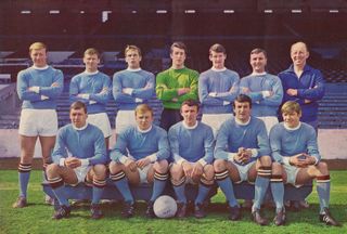 Manchester City's 1967/78 First Division title-winning team with manager Joe Mercer