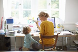 how to work from home with kids