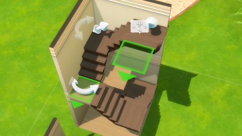 how to build outdoor stairs sims 4