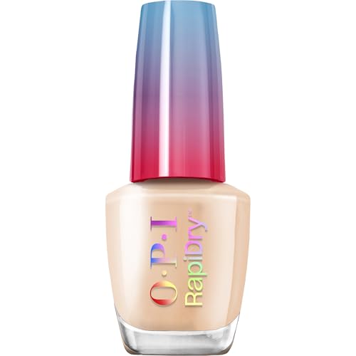Opi Rapidry Can’t Hardly Wait | Opaque Soft Tan Crème Quick Dry Nail Polish | Vegan, Smudge Proof, Fast Drying