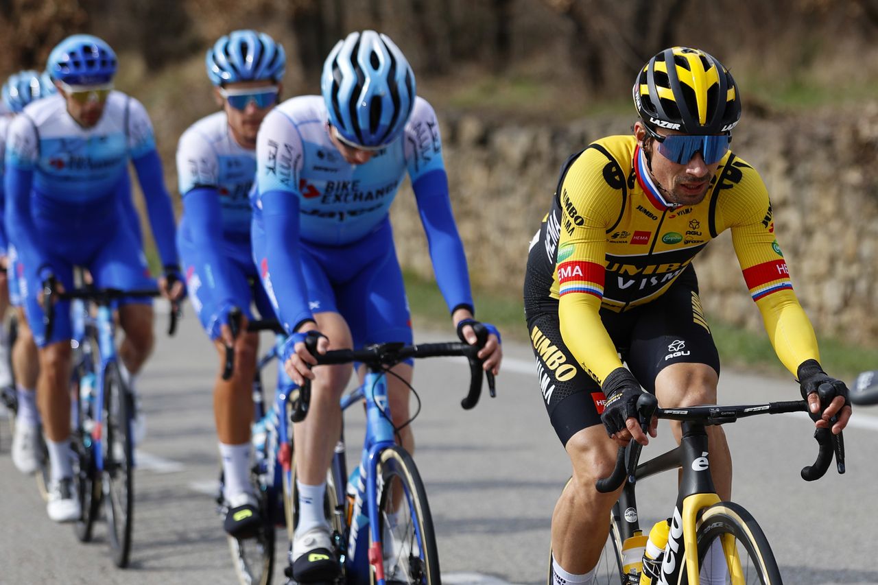 Paris Nice 2022 - 80th Edition - 5th stage Saint Just Saint Rambert - Saint Sauveur de Montagut 188,8 km - 10/03/2022 - Primoz Roglic (SLO - Team Jumbo - Visma) - photo Luis Angel Gomez/SprintCyclingAgency&Acirc;&copy;2022
