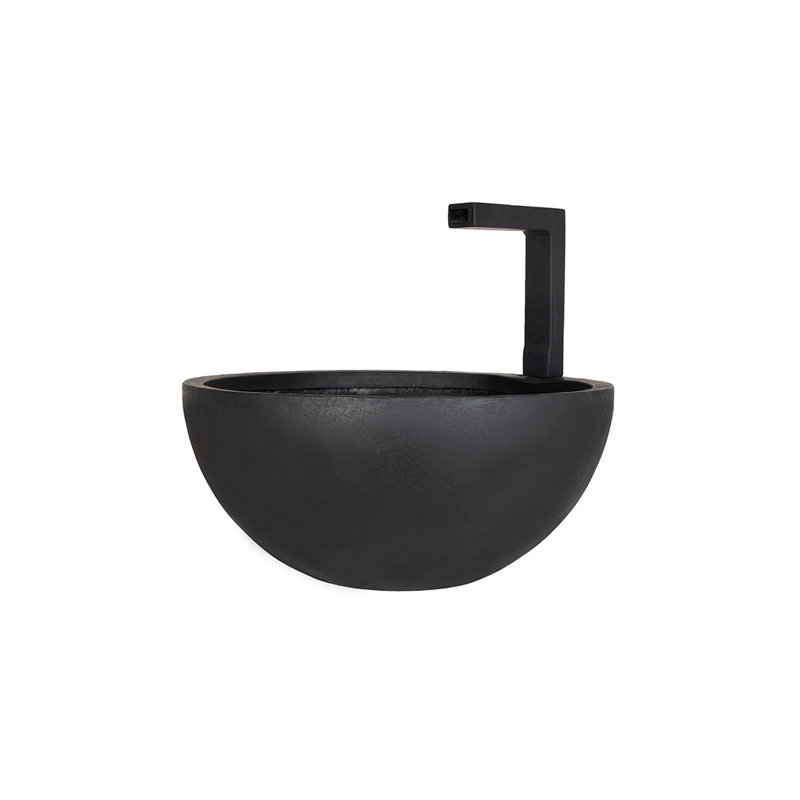 Ebern Designs Roemy Easy Fountain Mains Powered Black Patio Pond Weather Resistant Fountain | Wayfair.co.uk