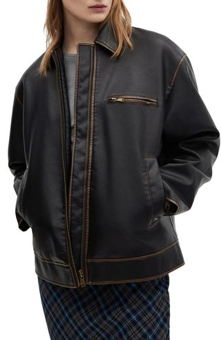 Napoli Faux Leather Jacket