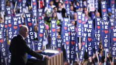 President Joe Biden speaks at DNC