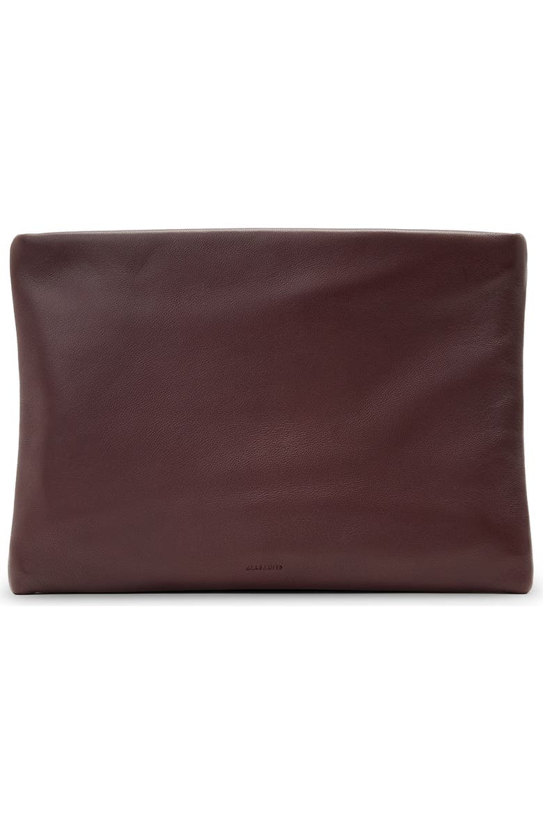 Bettina Sheepskin Leather Clutch