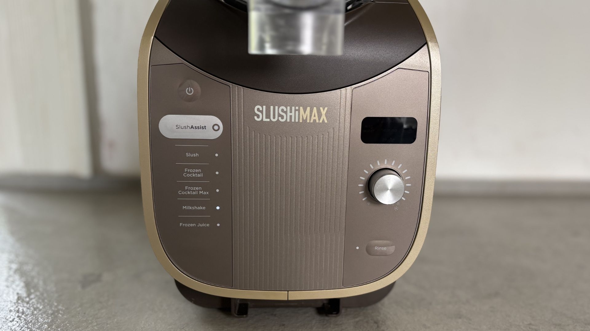 Ninja Slushi Max Frozen Drinks Maker on the counter