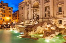 The Trevi Fountain, Rome.