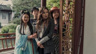 Stephanie Hsu, Sabrina Wu, Ashley Park and Sherry Cola in Joy Ride