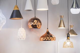 Several types of decorative indoor lighting.