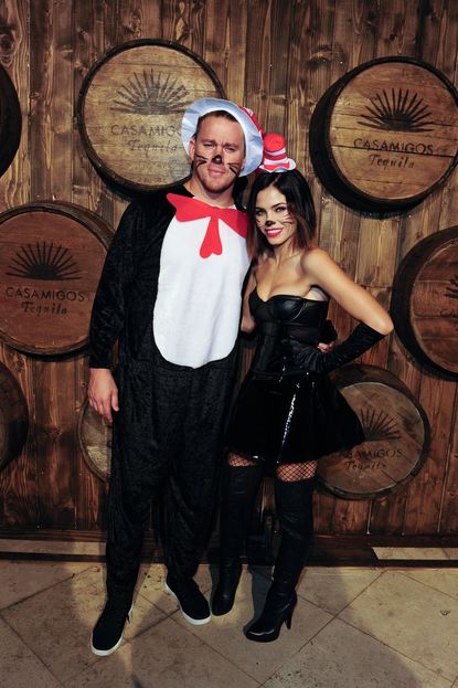 Jenna Dewan and Channing Tatum as 'Cat in the Hat'