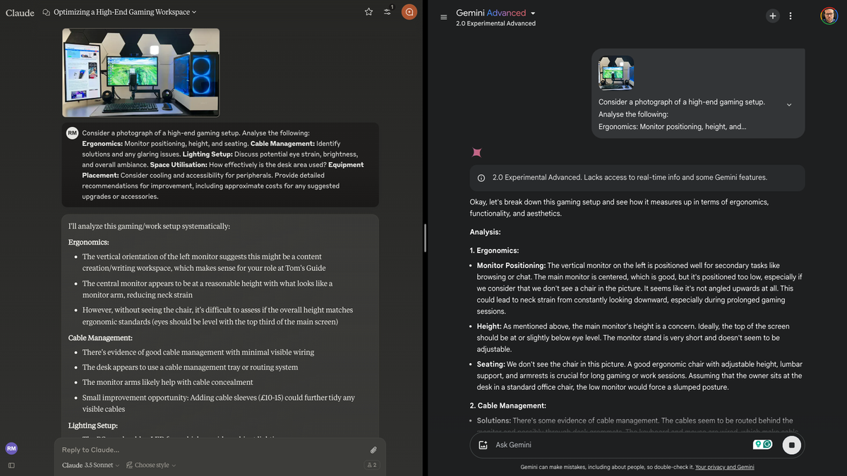 I tested Gemini vs Claude with 7 prompts to find the best AI chatbot ...