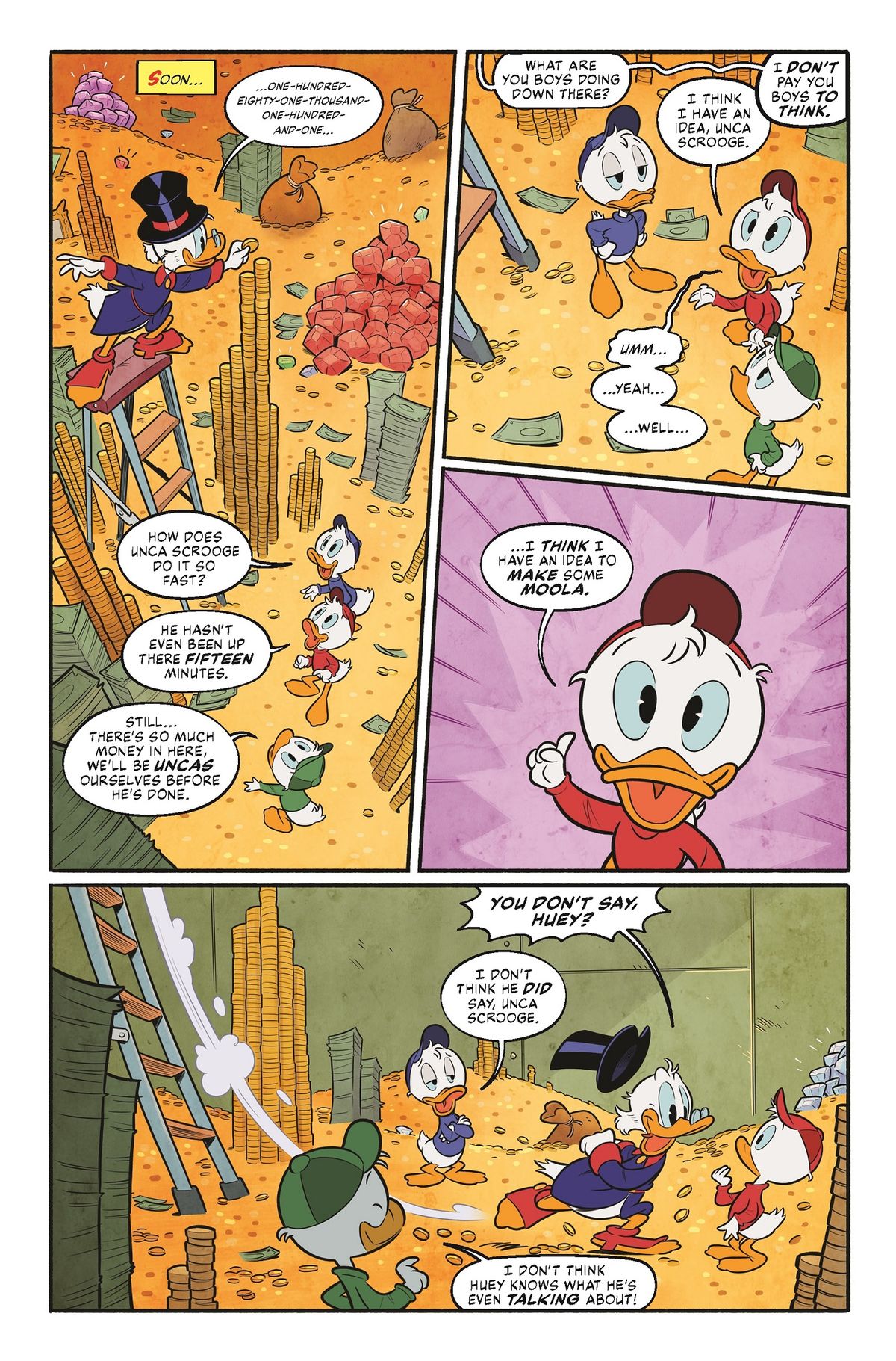 Art from DuckTales #1.