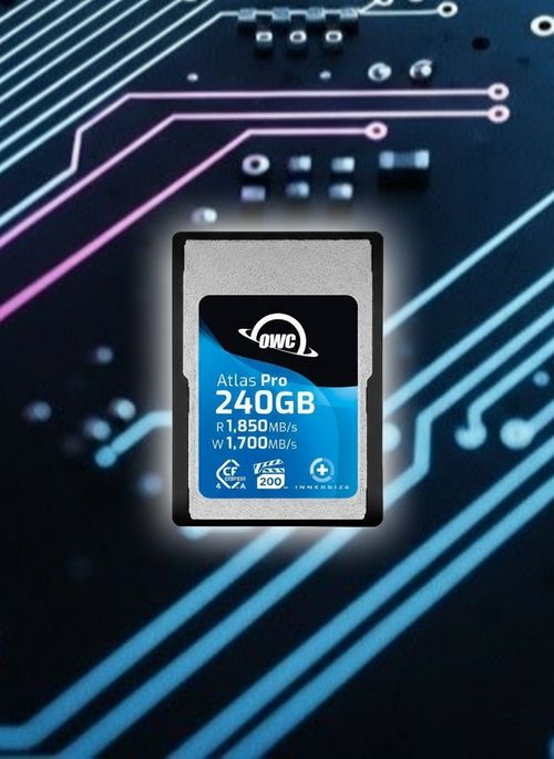 240GB Atlas Pro CFexpress 4.0 Type A R: 1850 MB/s, W: 1700 MB/s