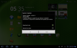 Acer's System Update 4.010.11 = Honeycomb 3.1