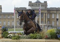 Aoife Clark riding FENYAS ELEGANCE in the CCI during the Cross Country phase of The Fidelity Blenheim Palace International Horse Trials, near Woodstock in the UK on 14 September 2013