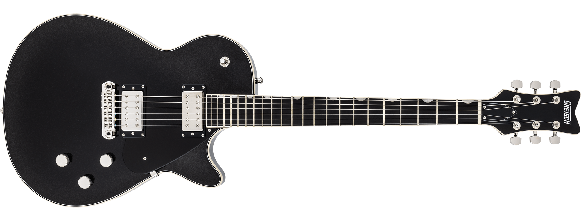 A photo of the Gretsch Electromatic Premier Jet in Onyx Storm finish