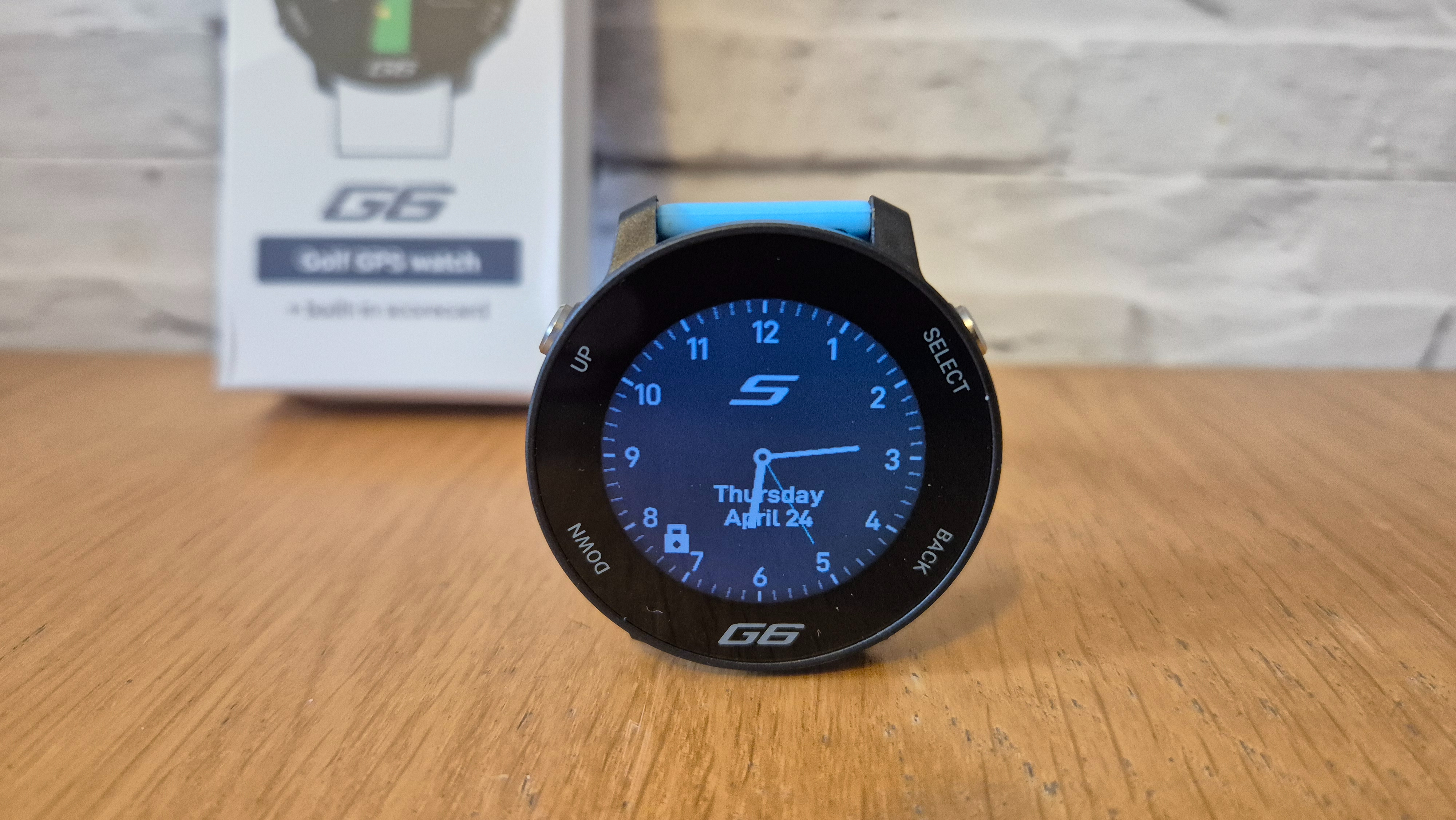 The Shot Scope G6 golf watch