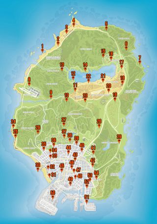 GTA Online Playing Cards Map