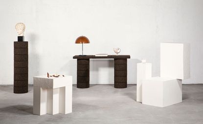 Mono Editions launches furniture in cork and paper pulp