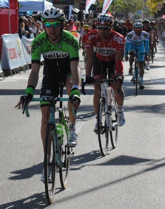 Bauke Mollema (Belkin) and Jens Debusschere (Lotto)