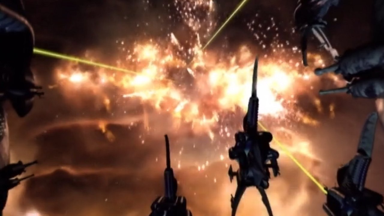 A battle during the Earth-Minbari war in Babylon 5.