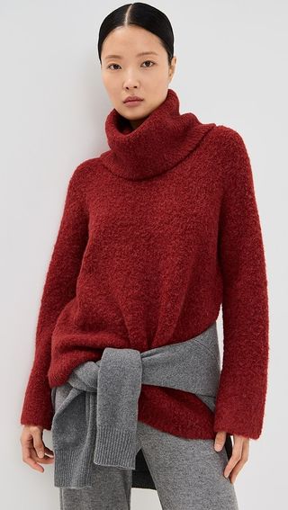 Vince Boucle Turtleneck Tunic