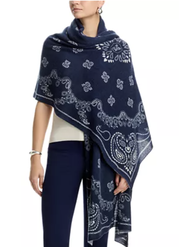 bloomingdales, Cashmere Travel Wrap