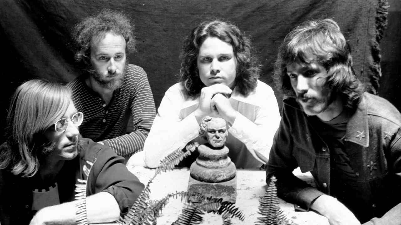 The Doors posing for a photograph in the 1960s