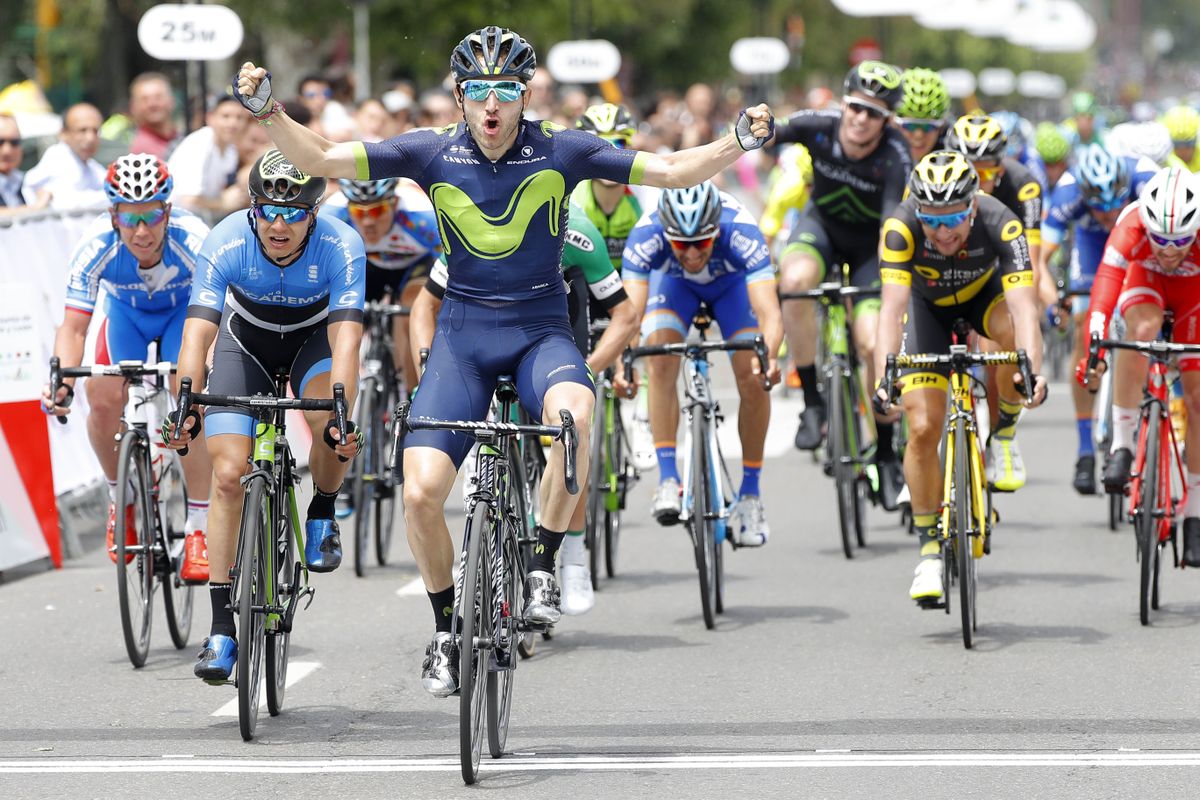 Carlos Barbero wins the final stage for Movistar