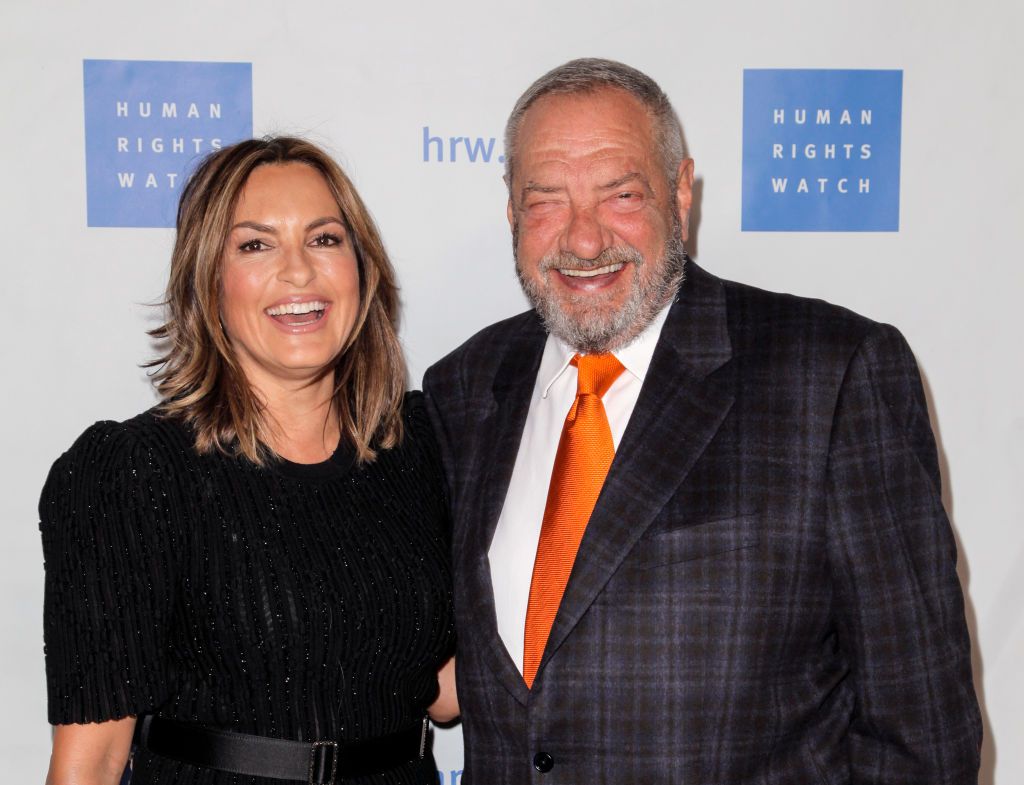 Mariska Hargitay and Dick Wolf.