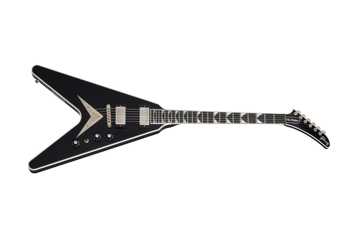 Dave Mustaine's new Gibson signature Ebony VOS Flying V