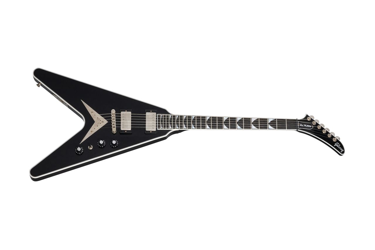 Dave Mustaine's new Gibson signature Ebony VOS Flying V