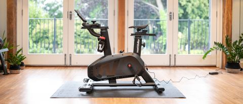 Wattbike Proton exercise bike in a person&#039;s home