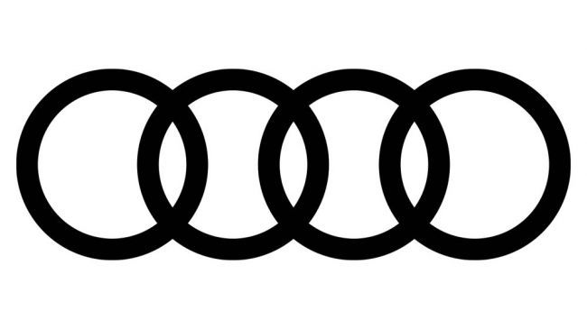 New logo: Audi&rsquo;s identity has been reduced to its raw essence