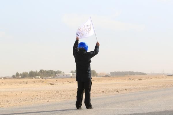 The second sprint point, at Umm Suwayia Farm