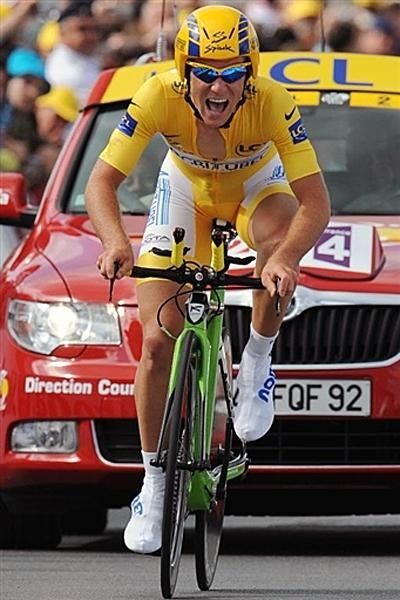 Frenchman Romain Feillu (Agritubel) wasn't able to keep his leader's jersey.
