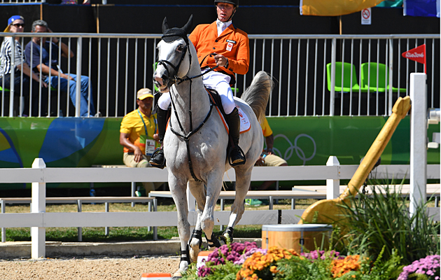 Rio showjumping disqualifications: Jur Vrieling (NED) on Zirocco Blue at the Rio Olympics
