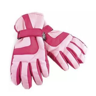 Thinsulate Thermal Waterproof Ski Gloves in pink
