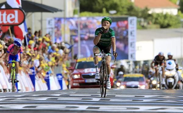 How sweet it is. Thomas Voeckler's mere participation in the Tour was in doubt, yet despite his knee problems the Frenchman rode to victory on stage 10 after being on the attack nearly the entire stage.