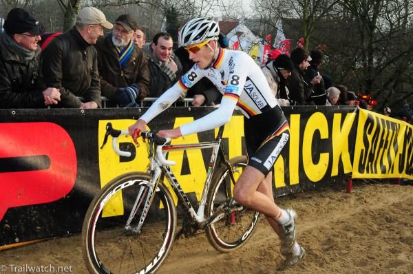 Silvio Herklotz (Germany) racing to a top ten finish